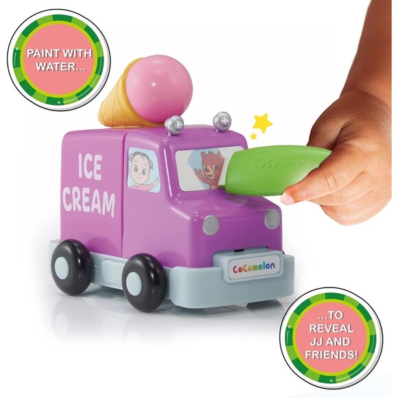 CoComelon Build & Reveal Musical Vehicles School Bus Fire Engine Ice Cream Truck - Picture 7 of 16